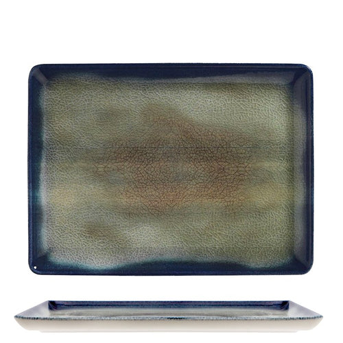 30X22 Cm Kutahya Porselen Arizona Piatto Vassoio Rettangolare In Porcellana Set 6 Pz