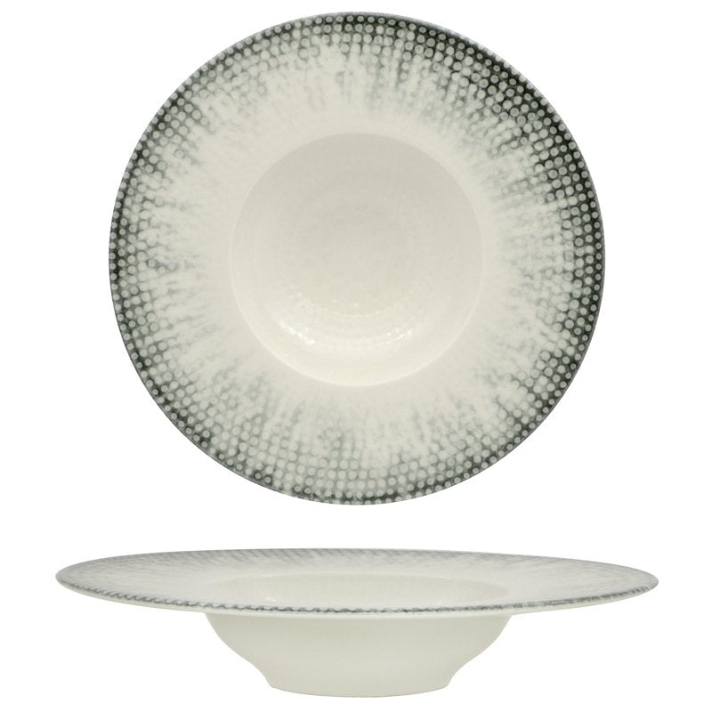 25 Cm Kutahya Porselen Oregon Piatto Pasta In Porcellana Set 6 Pz