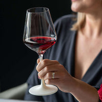 47 cl - Villeroy & Boch Manufacture Rock Blanc Calice Vino Rosso In Vetro Cristallino - Set 4 Pz