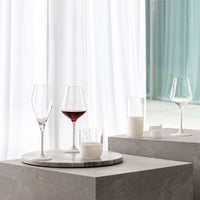 26 cl - Villeroy & Boch Manufacture Rock Blanc Calice Flute Champagne In Vetro Cristallino - Set 4 Pz