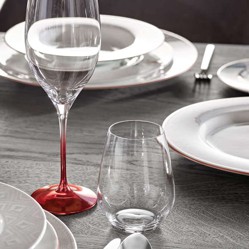 42 cl - Ovid Verre à Eau en Verre Cristallin Set 4 Pcs