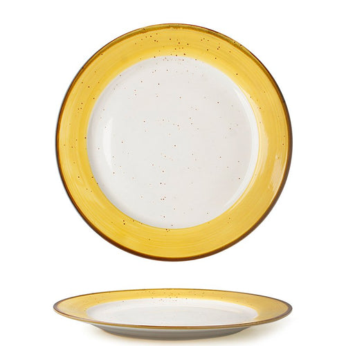 21 Cm Lioness Just Colour Piatto Frutta Dessert In Porcellana Set 6 Pz