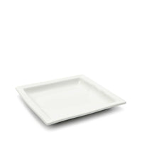 14X14 Cm Lioness Justwhite Piatto Piano In Porcellana Set 6 Pz