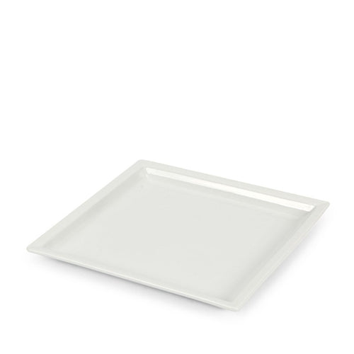 22X22 Cm Lioness Justwhite Piatto Piano In Porcellana Set 4 Pz