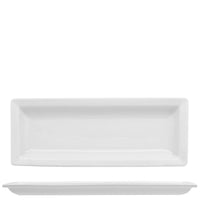 22 5X8 7 Cm Lioness Justwhite Piatto Presentazione Rettangolare In Porcellana Set 6 Pz