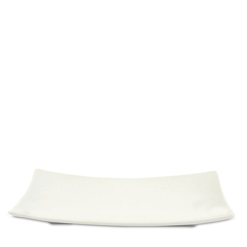 35X25 Cm Lioness Justwhite Piatto Presentazione Rettangolare In Porcellana Set 3 Pz