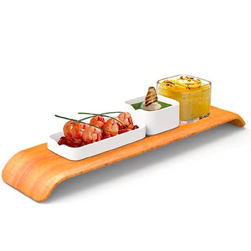 15X7 5 Cm Arcoroc Mekkano Coppetta Rettangolare Bassa In Porcellana