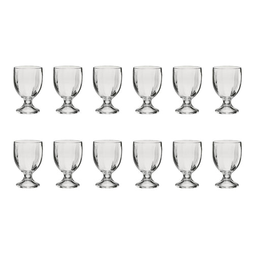 24.5 cl - Borgonovo Mughetto Calice Acqua - In Vetro - Set 12 Pz