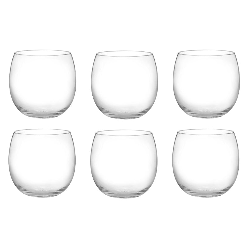 16 Cl Handh Bubbly Bicchiere Liquore In Vetro Set 6 Pezzi