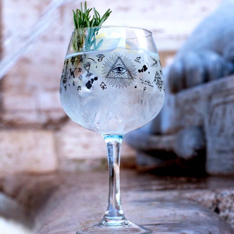 72 Cl Lumian Alchemy Calice Gin Tonic In Vetro Set 6 Pezzi