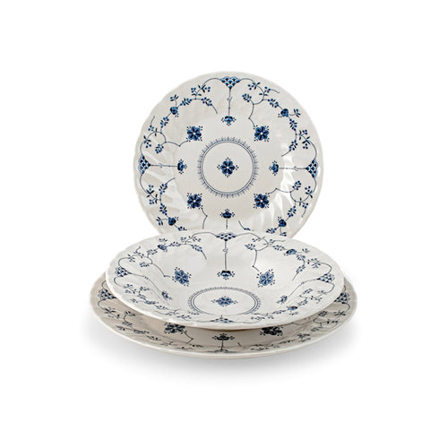Churchill James Sadler And Sons Finlandia Servizio Piatti In Terracotta Set 18 Pz