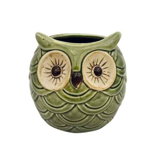 50 Cl Paderno Tiki Mug Bicchiere Cocktail Gufo In Ceramica