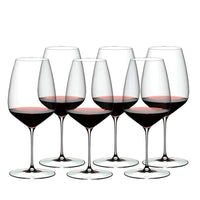 82 9 Cl Riedel Veloce Calice Vino Rosso Cabernet Merlot In Vetro Set 6 Pezzi