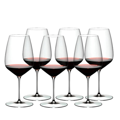 82 9 Cl Riedel Veloce Calice Vino Rosso Cabernet Merlot In Vetro Set 6 Pezzi