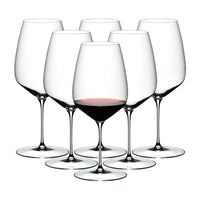 82 9 Cl Riedel Veloce Calice Vino Rosso Cabernet Merlot In Vetro Set 6 Pezzi