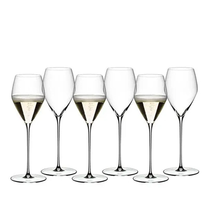 32 7 Cl Riedel Veloce Calice Flute In Vetro Set 6 Pezzi