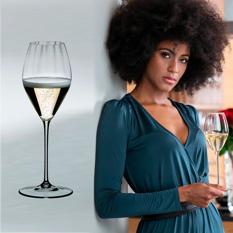 37 5 Cl Riedel Performance Calice Flute In Vetro Set 4 Pezzi