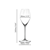 37 5 Cl Riedel Performance Calice Flute In Vetro Set 4 Pezzi