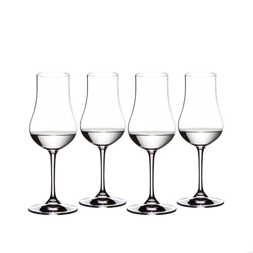 20 Cl Riedel Aquavit Calice Grappa In Vetro Set 4 Pezzi
