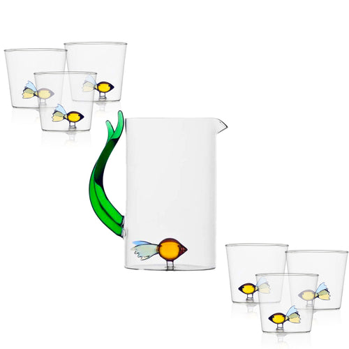 Ichendorf Animal Farm Set Brocca E Bicchieri Set 7 Pz