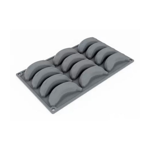 12 Forme Pavoni Gourmand Stampo Decorazioni Mini Banana In Silicone