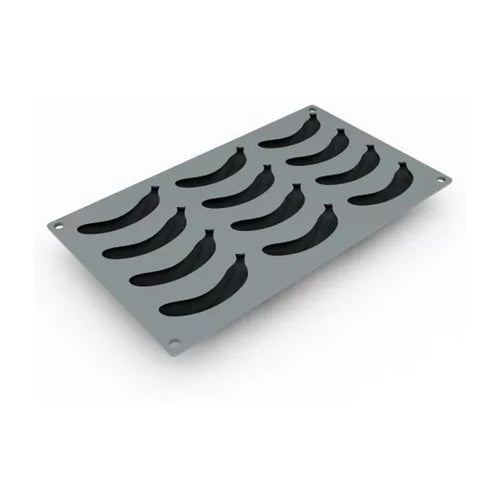 12 Forme Pavoni Gourmand Stampo Decorazioni Mini Banana In Silicone