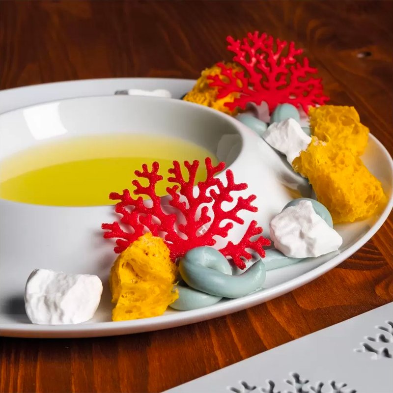 8 Forme Pavoni Gourmand Stampo Decorazioni Corallo In Silicone