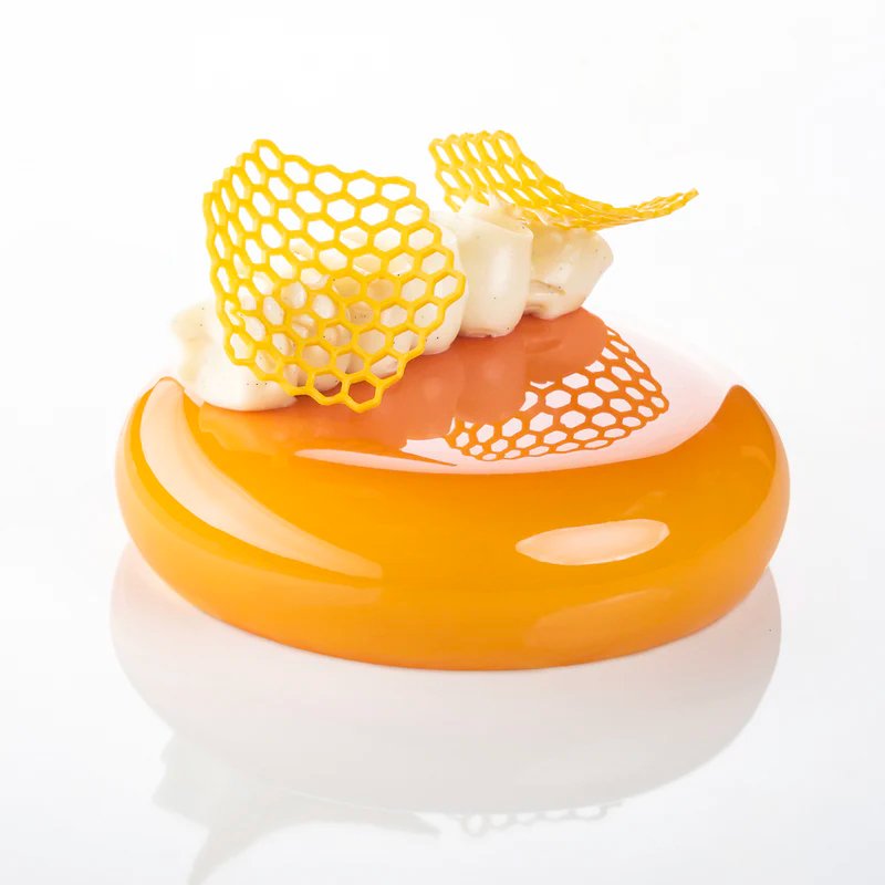 8 Forme Pavoni Honeycomb Stampo Decorazioni Nido D Api In Silicone
