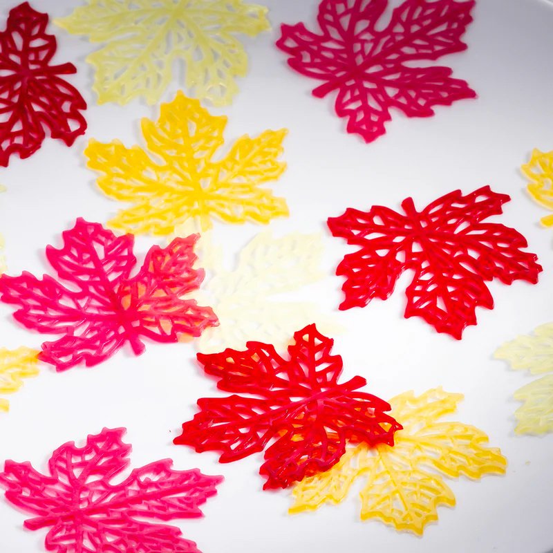 8 Forme Pavoni Maple Stampo Decorazioni Foglia D Acero In Silicone