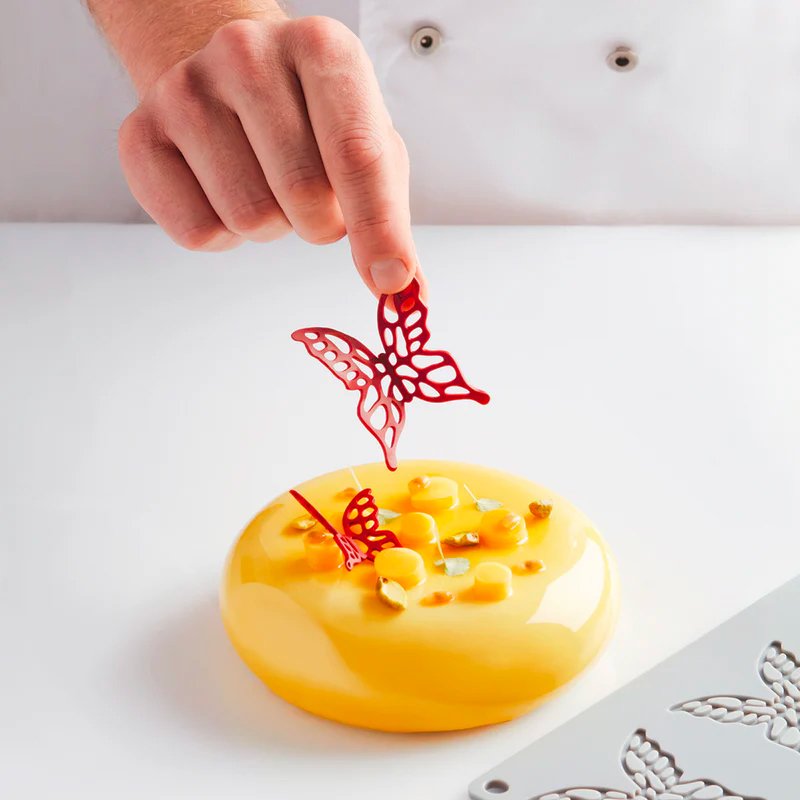 8 Forme Pavoni Mariposa L Stampo Decorazioni Farfalla In Silicone