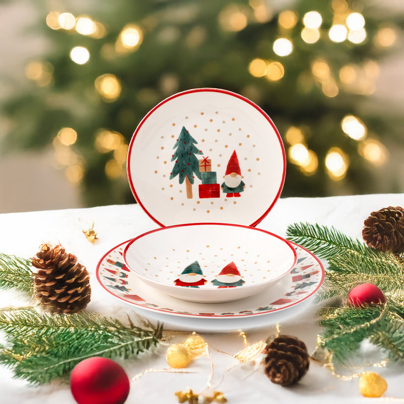 Handh Tiny World Servizio Piatti In Porcellana Set 18 Pz