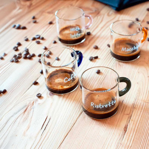 10 Cl Wd Lifestyle Monterey Tazzina Caffe In Vetro Borosilicato Set 6 Pezzi