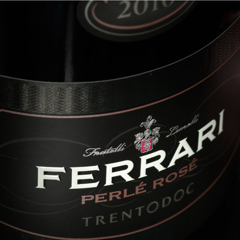 Perle Rose Riserva Trento Doc 2016 Astucciato Cantine Ferrari Set 2 Calici Italesse Etoile Sparkle 48 Cl