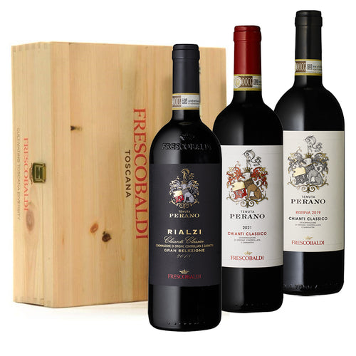 Tenuta Perano Chianti Classico Docg Cantina Frescobaldi Set 3 Bottiglie