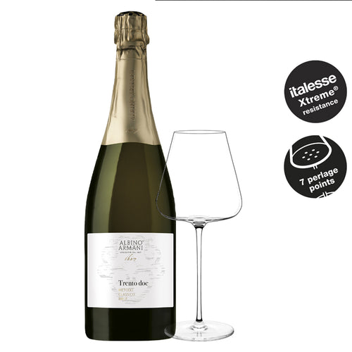 Metodo Classico Trento Doc Azienda Agricola Albino Armani Set 2 Calici Italesse Etoile Sparkle 48 Cl