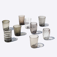 Zafferano Melting Pot Bicchiere Acqua In Vetro Set 6 Pezzi