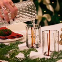 35 cl - Tirache Verres À Eau en Verre Borosilicate - Ensemble 6 Pcs