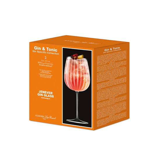 75 cl - Bormioli Luigi Gin & Tonic Jenever Calice Gin Tonic In Vetro Set 2 Pz
