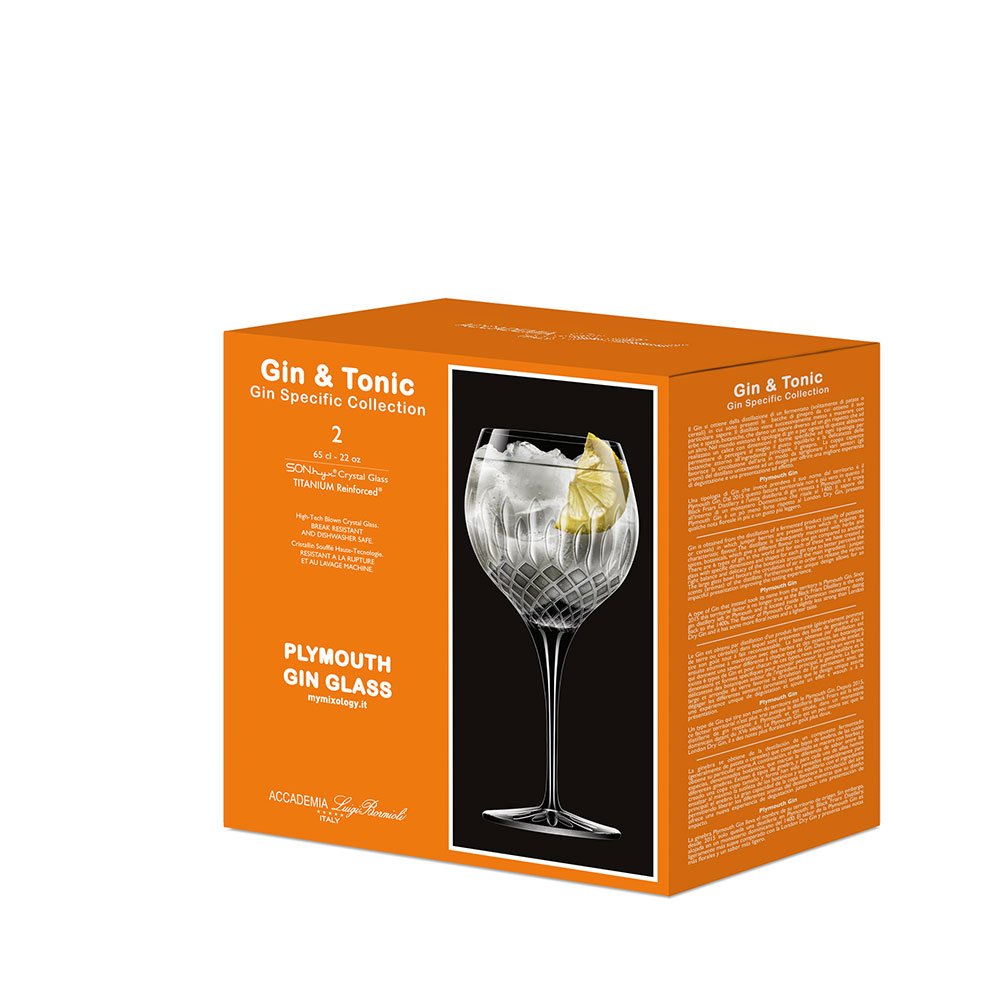 65 cl - Bormioli Luigi Gin & Tonic Plymouth Calice Gin Tonic In Vetro Set 2 Pz