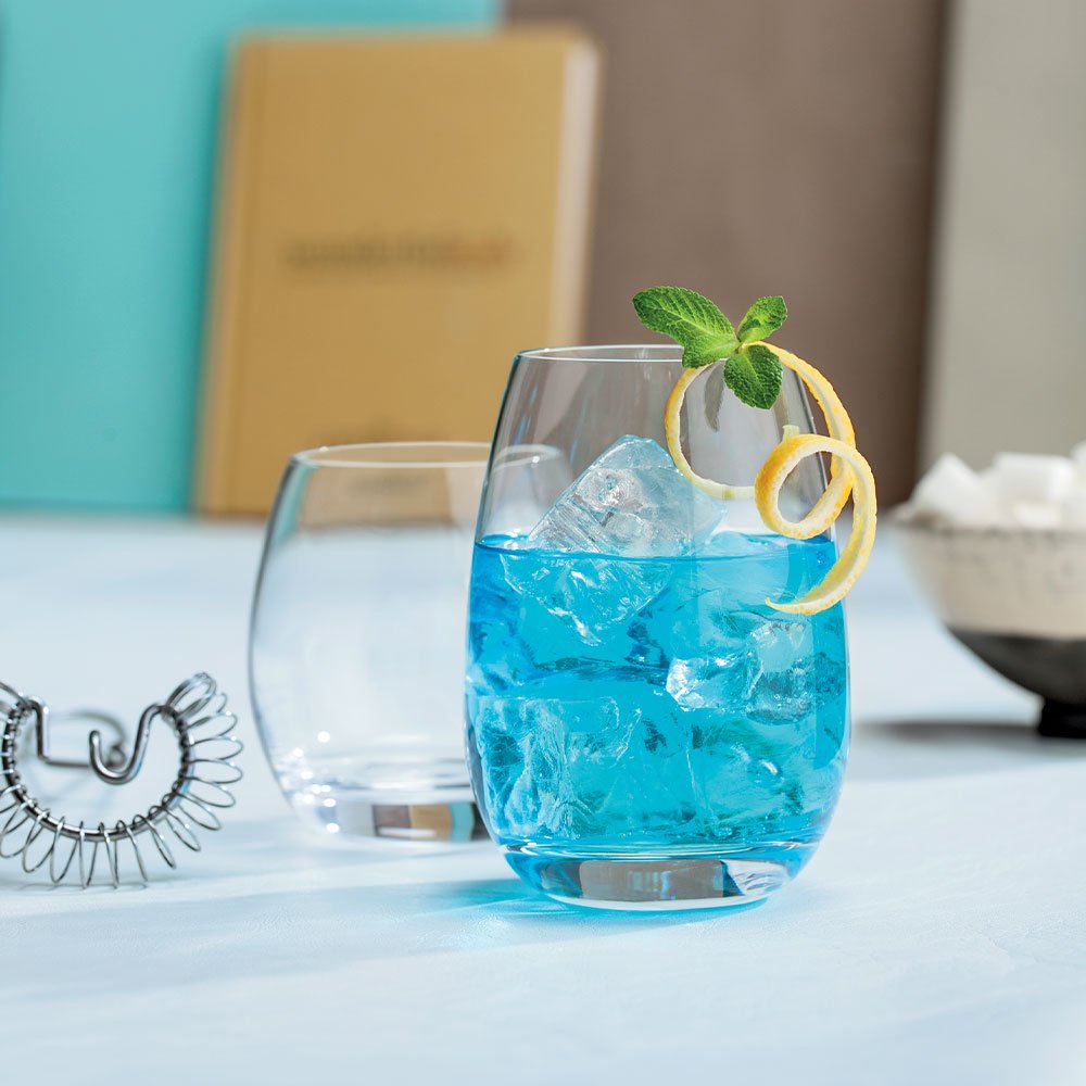 34 cl - Bormioli Luigi Ametista Bicchiere Acqua In Vetro Set 6 Pz