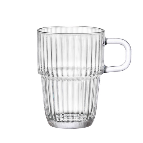 31.5 cl - Bormioli Rocco Barshine Mug Tazza Mug In Vetro Set 12 Pz