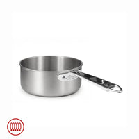 Alu-Inox 3-ply Low Induction Casserole with Tubular AluInox Handle