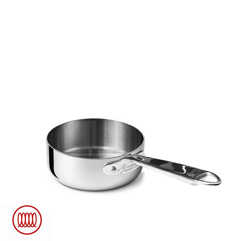 Alu-Inox 3-ply Low Induction Casserole with Tubular AluInox Handle