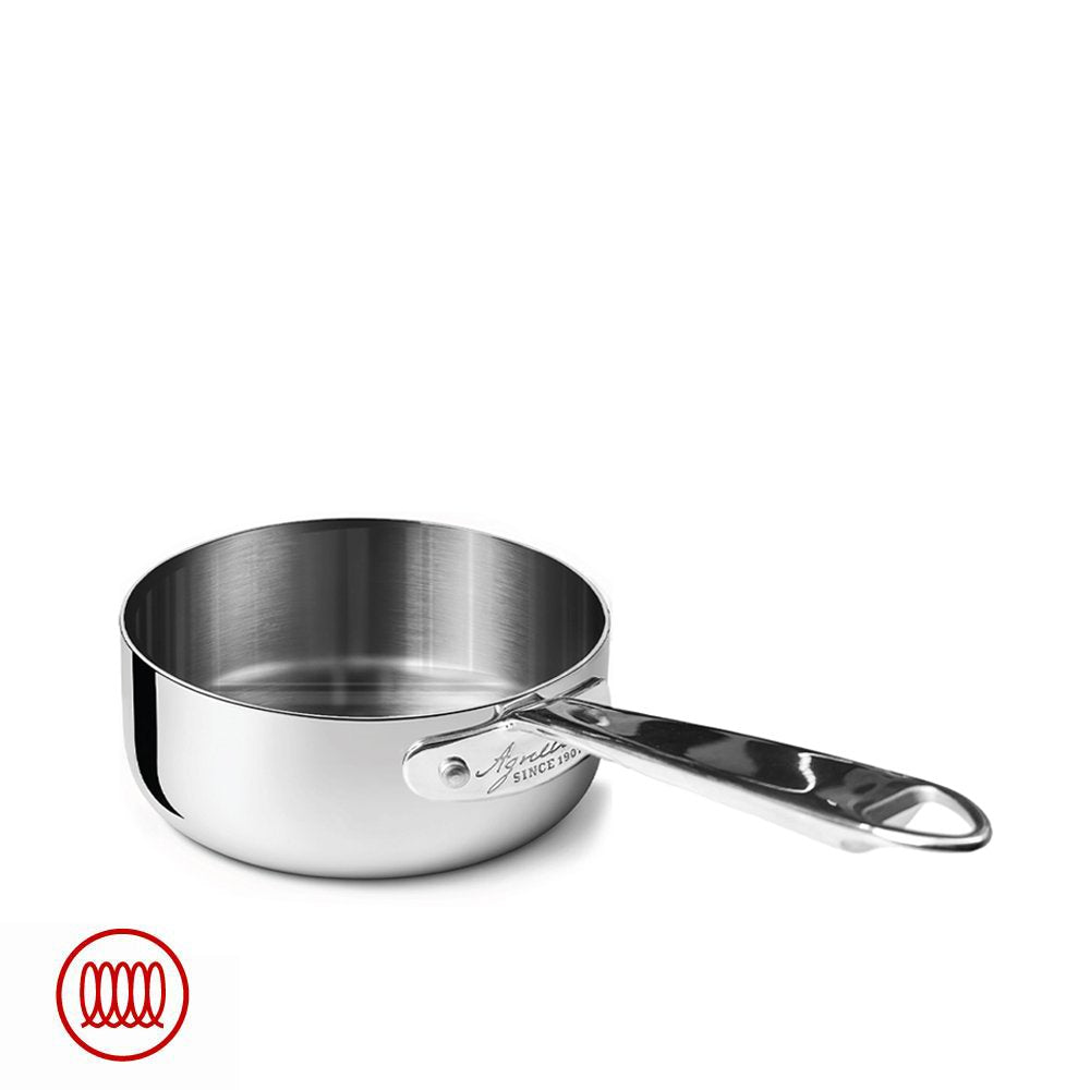 Alu-Inox 3-ply Low Induction Casserole with Tubular AluInox Handle