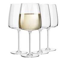 65 cl - Krosno Modern Calice Vino Bianco In Vetro Sonoro Set 4 Pz