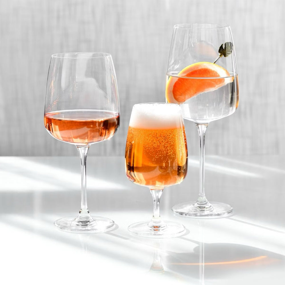 65 cl - Krosno Modern Calice Vino Bianco In Vetro Sonoro Set 4 Pz