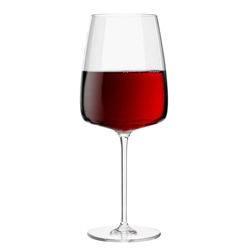 75 cl - Krosno Modern Calice Vino Rosso In Vetro Sonoro Set 4 Pz