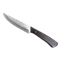 23.5 cm - Comas Chuleteros HQ Kamet Coltello Bistecca Martellato In Acciaio Inox Con Manico Legno Set 6 Pz