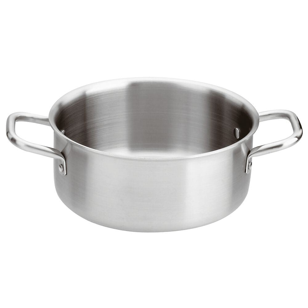 Paderno Series 2500 3-Ply Casseruola Bassa con 2 manici In Acciaio Inox