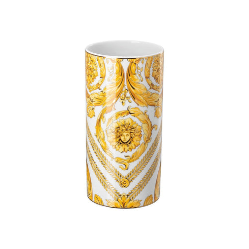 24.6 cm - Versace Medusa Rhapsody Vaso Tavola Cilindrico In Porcellana
